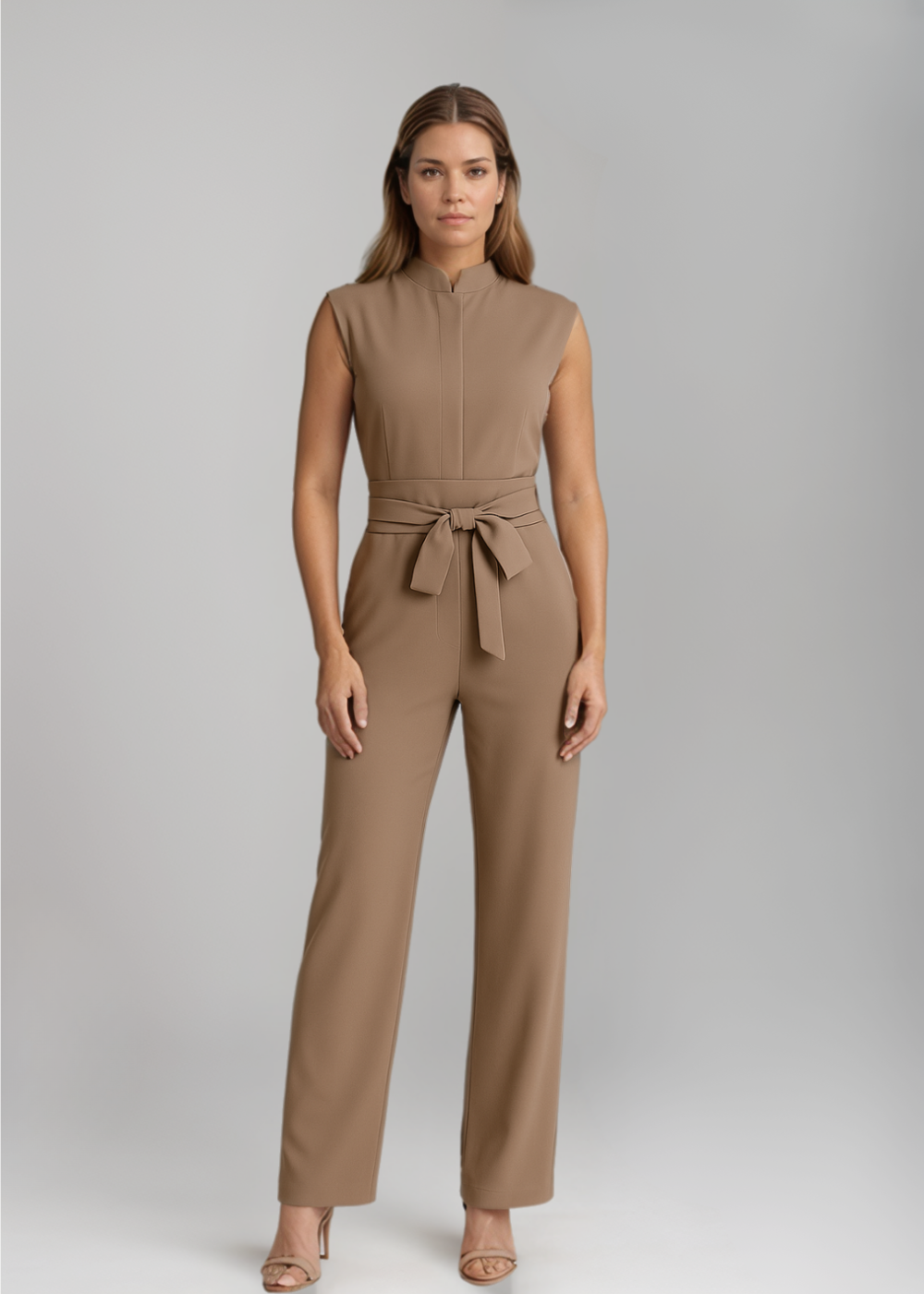 Elegant jumpsuit med bælte