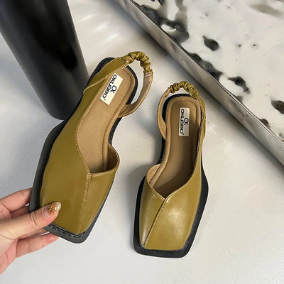 UltraNior | Slingback sandaler med firkantet snude