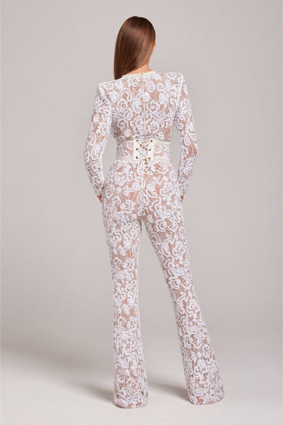 Ciri - Elegant jumpsuit med blonder
