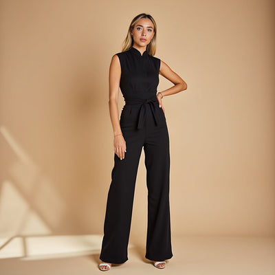 Elegant jumpsuit med bælte