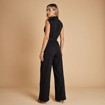 Elegant jumpsuit med bælte