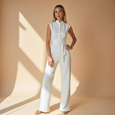 Elegant jumpsuit med bælte